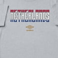 thumbnail image 2 of Umbro Men's Netherlands Stacked Soccer T Shirt (Grey Heather, S-XXXL), 2 of 4