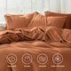thumbnail image 3 of Queen Sheet Set - 4 Pieces Soft Queen Size Sheets - Breathable & Cooling - Hotel Luxury - Easy Care Polyester Microfiber Bedding for Women, Men, Dark Grey, 3 of 5