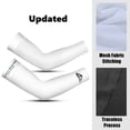 thumbnail image 1 of Sunscreen Arm Sleeves Summer Ice Silk Seamless Riding Arm Guards Unisex Outdoor Sports Running Basketball Cycling Elbow Pads-M, 1 of 7