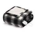 thumbnail image 1 of Sunbeam Throw Poseidon Blue Microplush, 4 Heat Settings, 4-Hour Auto Shut-Off, Electric Heated Blanket, 50” x 60”, 1 of 9