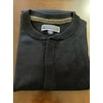 thumbnail image 3 of Club Room Mens Sweater Navy Small Henley Pullover Solid   Blue S, 3 of 3