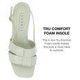thumbnail image 6 of Journee Collection Womens Tabatha Tru Comfort Foam Low Covered Block Heel Sandals, 6 of 7