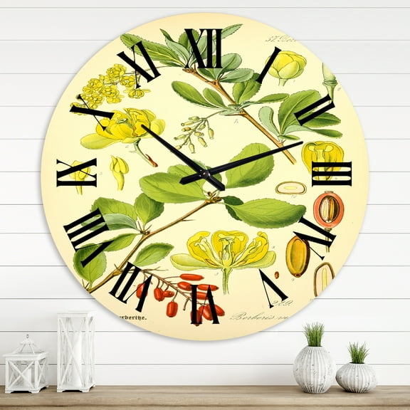 Designart 1 in Quartz Traditional Wall Clock