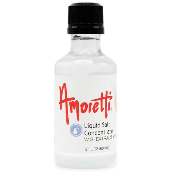 Amoretti - Liquid Salt Concentrate Water Soluble 2 oz - Highly Concentrated & Perfect For Pastry, Savory, Brewing, and more, Preservative Free, Vegan, Kosher Pareve, Keto Friendly