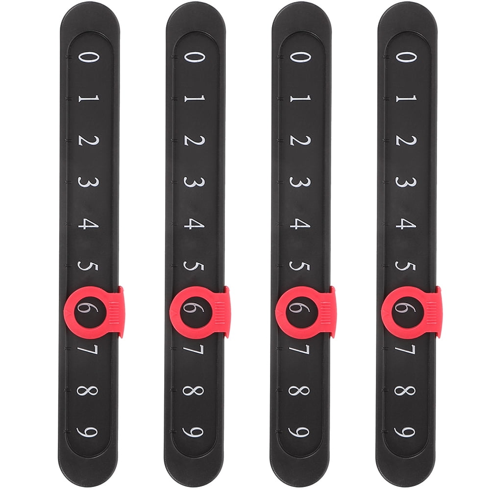 Lot De 4 Compteurs De Points Pour Baby-foot – Marqueurs De Score En Plastique, Compacts Et Durables, Pour Tables De Football De Table Et Jeux De Société