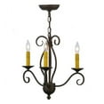 thumbnail image 2 of Meyda Tiffany 115226 Sienna 3 Light 18" Wide Taper Candle Style Chandelier - Gilded, 2 of 7