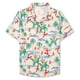thumbnail image 1 of Camisa Sangtree para niños, hawaiana, manga corta, floral, beige, 3-4T, 1 of 7