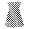 thumbnail image 4 of Tfken Dress For Girls 2025 Size 8 Years-9 Years Polka Dot Print Trendy Summer A-Line White Children Dresses, 4 of 4