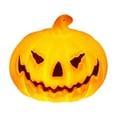 thumbnail image 2 of Halloween Pumpkin Dedorations Indoor Outdoor, Mini Pumpkin Night Light, Weather Resistant Small Pumpkin Figurine for Desk Shelf Halloween Party Indoor Home Decorations 4.72*3.94in 1pack, 2 of 7