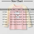 thumbnail image 3 of NAISIBABY Girls Long Sleeve T-Shirt, Sweet Graphic Comfy Cotton Crew Neck Casual Raglan Tee Pink 5T, 3 of 6