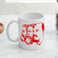 thumbnail image 3 of CafePress - Marx, Engels & Lenin Mug - 11 oz Ceramic Mug - Novelty Coffee Tea Cup, 3 of 3