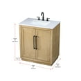 thumbnail image 7 of Elegant Kitchen and Bath 30 inch Single Bathroom Vanity in White, 7 of 7