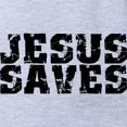 thumbnail image 2 of CafePress - Jesus Saves Bk - Cute Infant Baby Football Bodysuit, 2 of 3