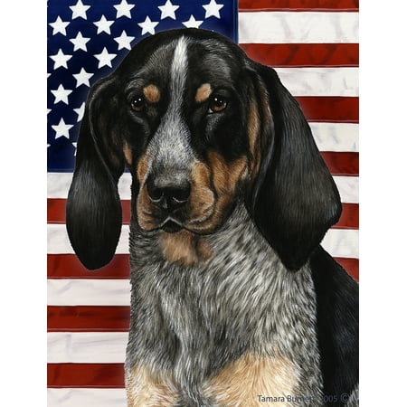 Blue Tick Coonhound - Best of Breed Patriotic II Garden (Anti Flag Best Of)