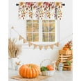 thumbnail image 2 of Valances for Windows Fall Rod Pocket Cafe Window Treatments Valance Curtains for Kitchen Bathroom Laundry Basement Windows 60"x18", 2 of 6