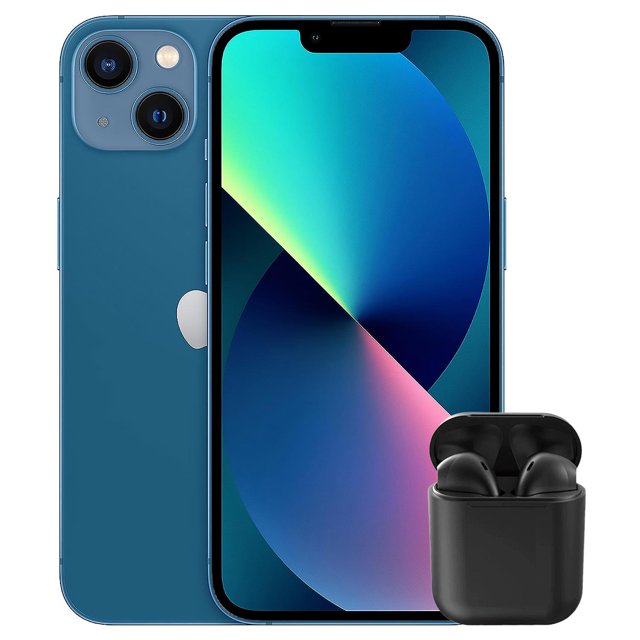 Celular APPLE iPhone 13 256GB OLED Retina XDR 6.1 Azul + Audifonos Reacondicionado
