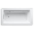 thumbnail image 3 of Kohler K-1122 Archer Collection 60" Drop In Jetted Whirlpool Bath Tub - Dune, 3 of 5