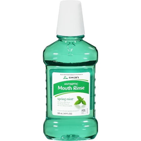 Swan: Antiseptic Spring Mint Mouth Rinse, 16.9 Oz