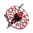 thumbnail image 1 of DYNWAVECA Moulinet à Glace Moulinet Volant Moulinet Multifonction Bateau Moulinet Extérieur Tout Métal Rapport de Vitesse 1:1 Moulinet à Main Lisse Rouge, 1 of 10