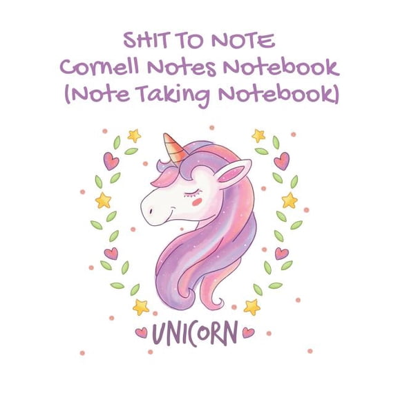 Shit to Note : Cornell Notes Notebook (Note Taking Notebook) (Paperback)