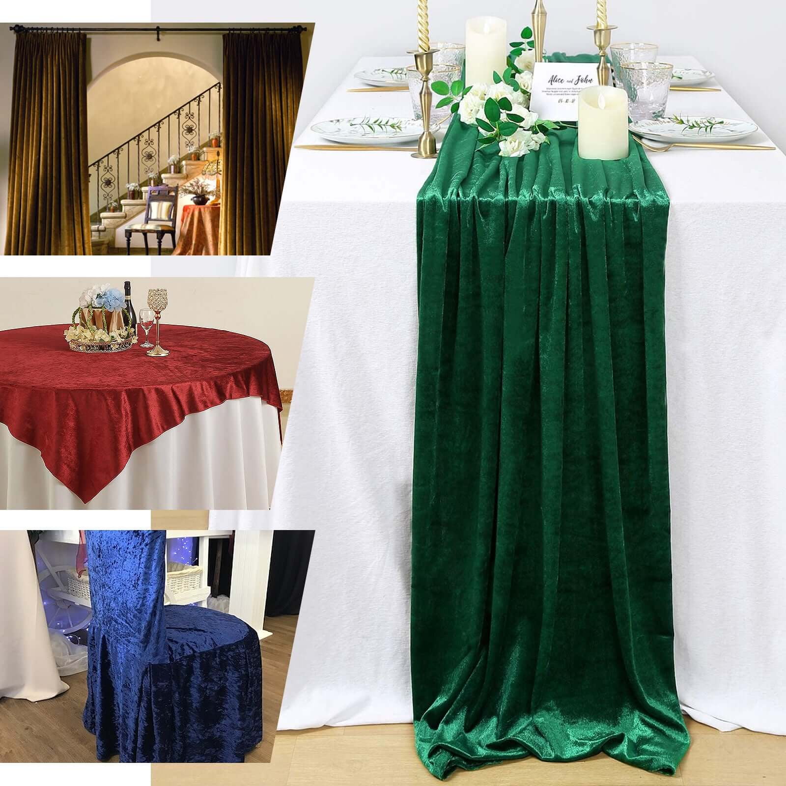 Efavormart 5 Yards Velvet Fabric Bolt 65" Wide Fabric Roll Gold Soft Touch Velvet Fabric