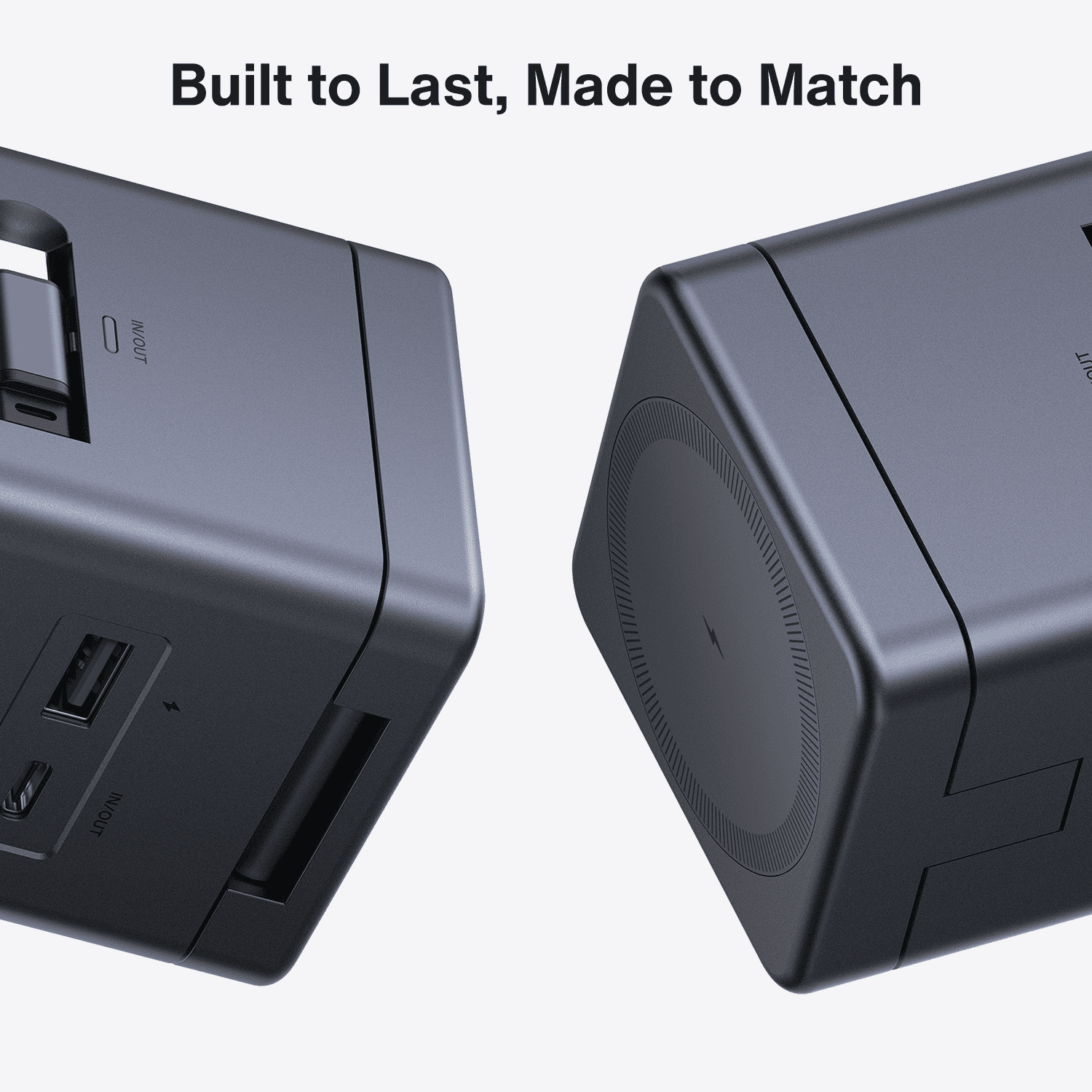 65W 5 in 1 Wireless Charging Station Cube with Retractable Cable Cord for MagSafe Magnetic Charger for iPhone 16 Pro Max