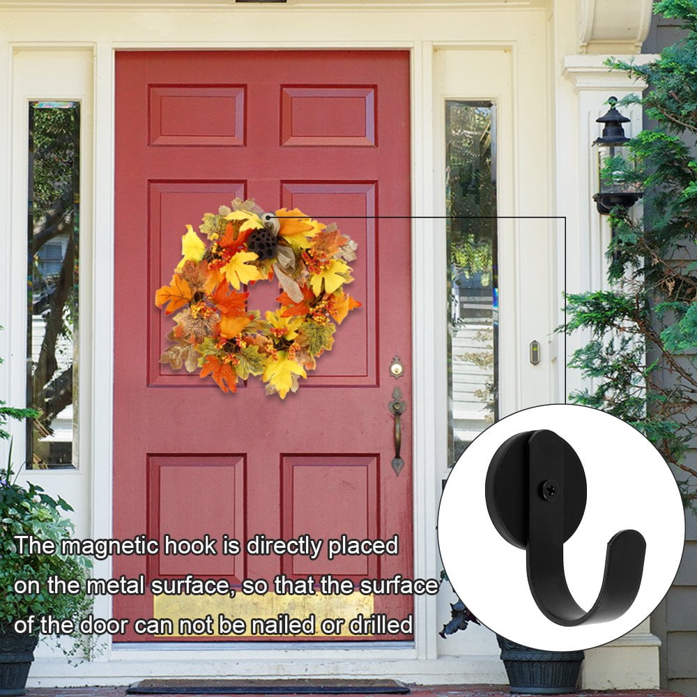 Magnetic wreath hanger for metal door sale