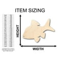 thumbnail image 2 of Unfinished Wood Fish Shape - Craft - up to 46" DIY 30" / 1/2", 2 of 3