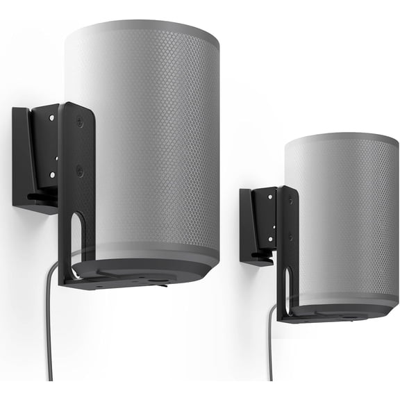 Speaker Wall Mount for Sonos Era 100,Tilt & Swive, 2 Pack,Black