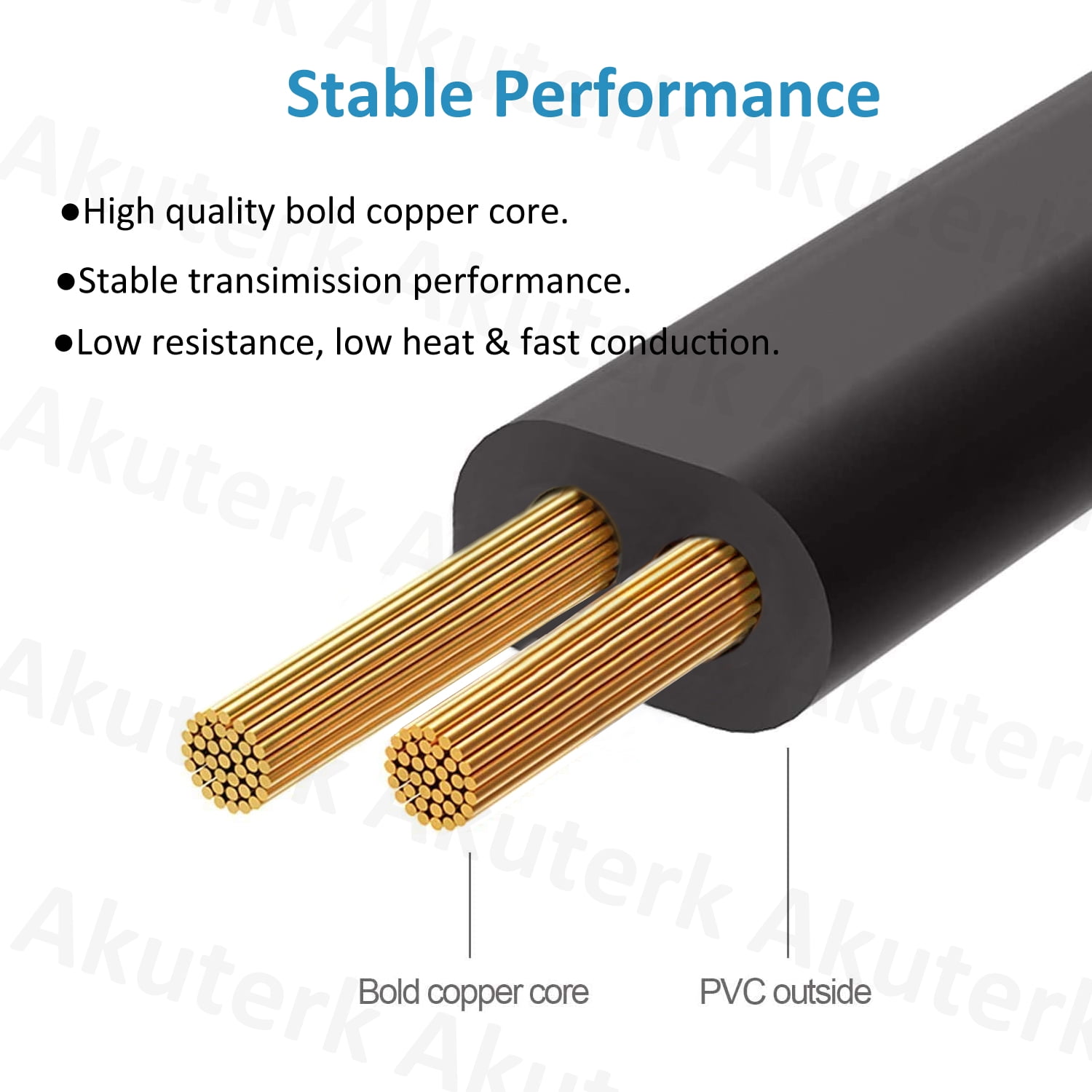 Power Cord Replacement for TCL Roku Smart LCD HD 32" 40" 42" 43" 48" 50" 55" 60" 65" Inch TV LCD HD Smart 4K Curved TV 2 Prong Power Cord AC Cable