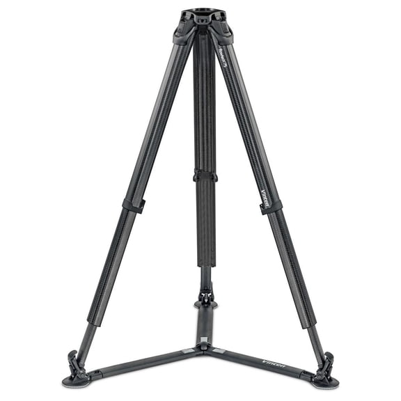 Vinten flowtech 75 GS 2-Section Carbon Fiber Tripod with 75mm Bowl and Ground Spreader