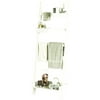 Homz Country Towel Ladder, White