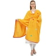 thumbnail image 5 of Phagun Indian Women's Chunni Designer Cotton Dupatta Ethnic Stole Scarves-Orange, 5 of 5
