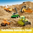thumbnail image 5 of JOYIN 18 Pcs Pull Back City Cars and Trucks Toy Vehicles Set, Friction Powered Cars Toys for Toddlers, Boys, Girls’ Educational Play, Goodie Bags Stuffers, 5 of 5