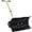 Yellow, variant on Tabaray Snow Shovel with Wheels - 29" Blade, Adjustable Angle Handle, Ergonomic Design for Quick Snow Removal, 10" Wheels (Black)