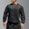 thumbnail image 5 of pstuiky camisas de manga larga para hombre, Sudadera informal de cuello redondo y manga larga para hombre tops de invierno para hombre l, 5 of 5