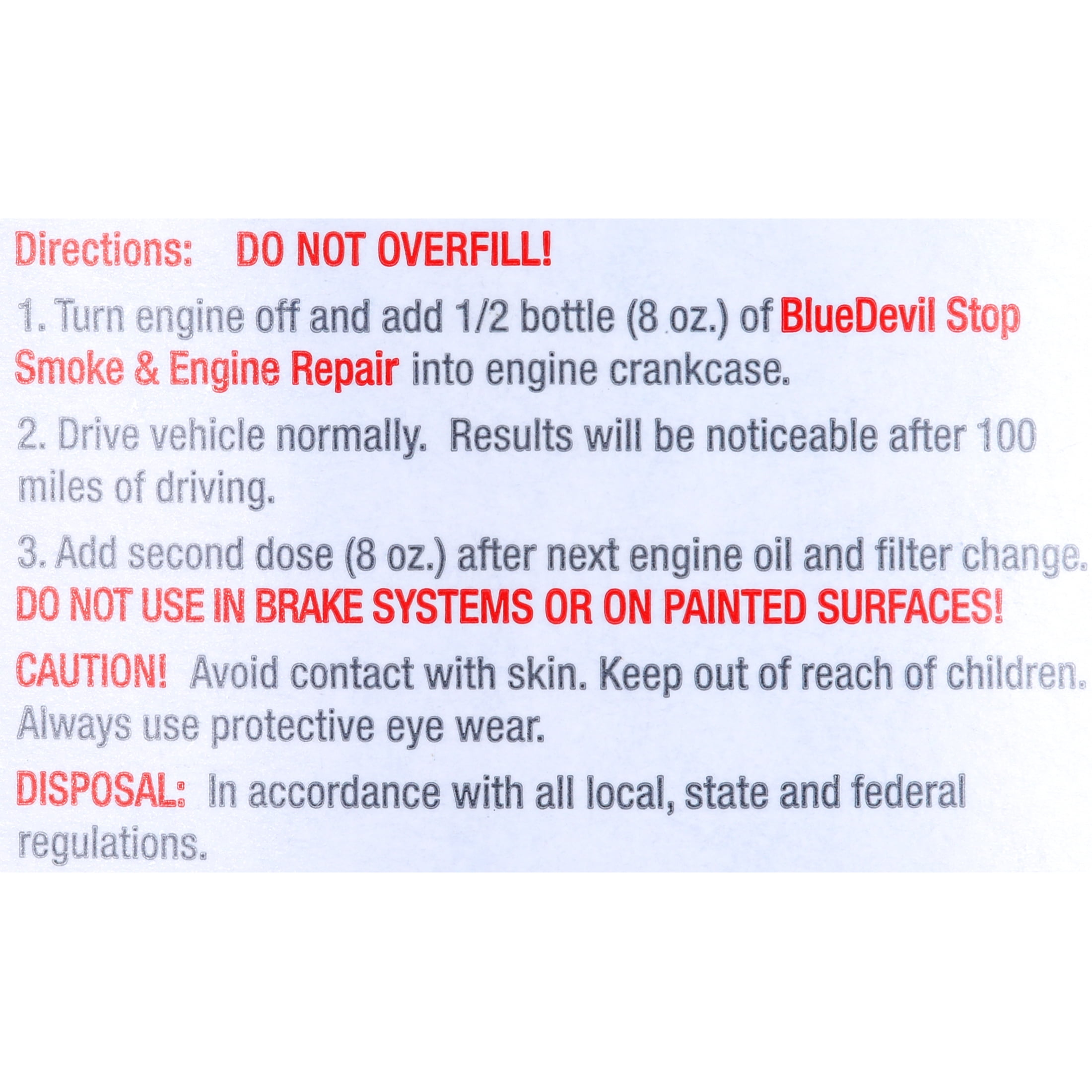 BlueDevil Stop Smoke and Engine Repair 16Oz