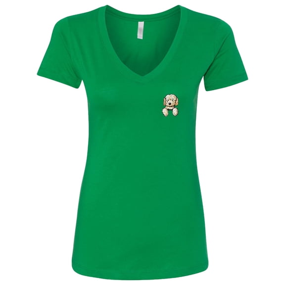 Inktastic Pocket Goldendoodle Women's V-Neck T-Shirt
