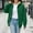 Green, variant on 2025 Spring Hoodie Green Hoodie Long Sleeves Zipper Christmas Sweaters for Women Solid Color Cozy Hoodie Hoodie(2XL)