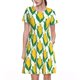 thumbnail image 1 of Disketp Corn Cob para Vestido de Manga Corta para Mujeres, Vestidos de Verano para Mujeres, Casual y Holgado para la Playa, 1 of 6