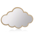 thumbnail image 1 of Bouclair Naturel Miroir en forme de nuage, 1 of 10