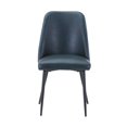 thumbnail image 1 of Silla de comedor Jofran Maddox Mid-Century moderna de piel sintética Blueberry, 1 of 5