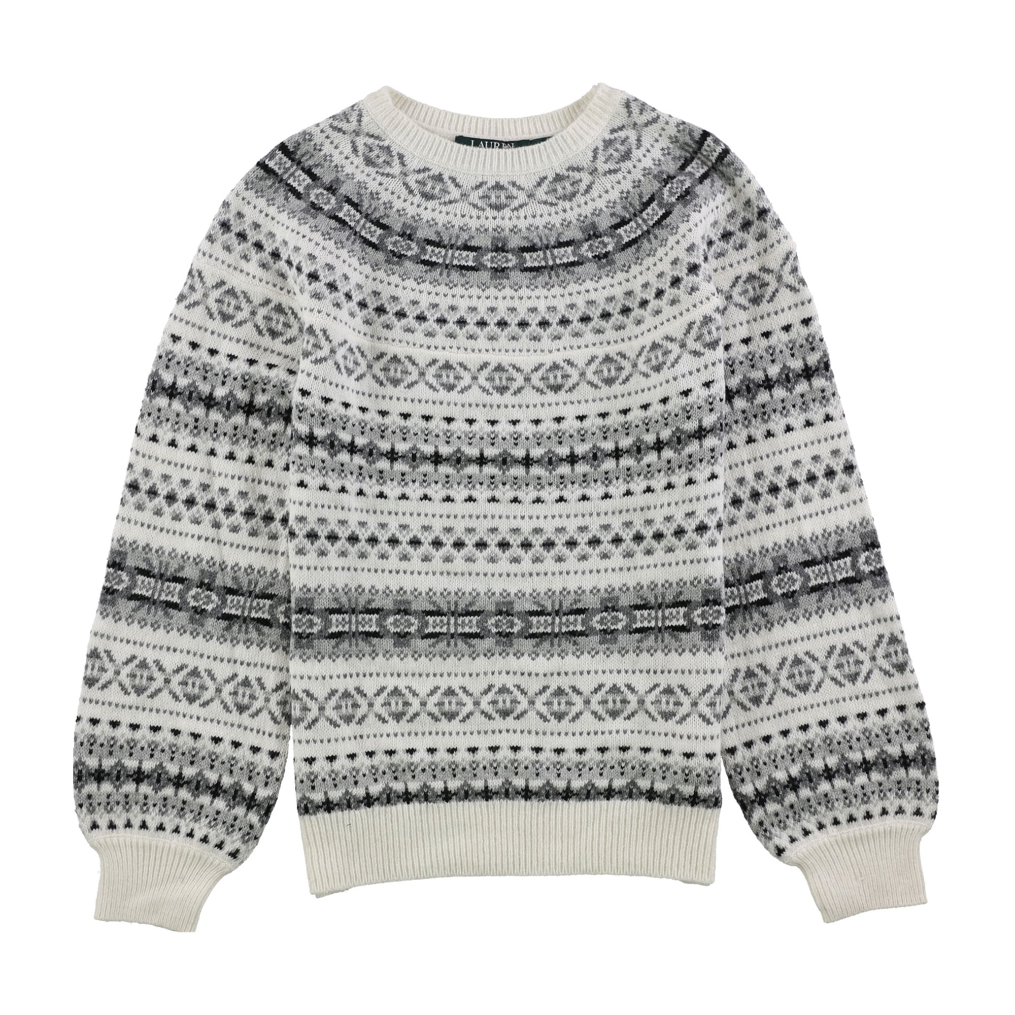 ralph lauren women's fair isle sweater