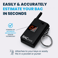 thumbnail image 3 of BACtrack Keychain Breathalyzer (Black) | Ultra-Portable Pocket Keyring Alcohol Tester for Personal Use, 3 of 8