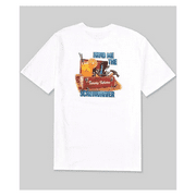 Tommy Bahama Hand Me the Screwdriver Tee, Cotton, White, Size M/M