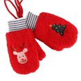 thumbnail image 4 of Navidad Para Niños, Conjunto De Guantes Y Bufanda, Gorro De Punto Grueso Cálido Para Invierno, Gorro De Lana, Regalos Para Niños Y Niñas Serendint HA046193-02, 4 of 6