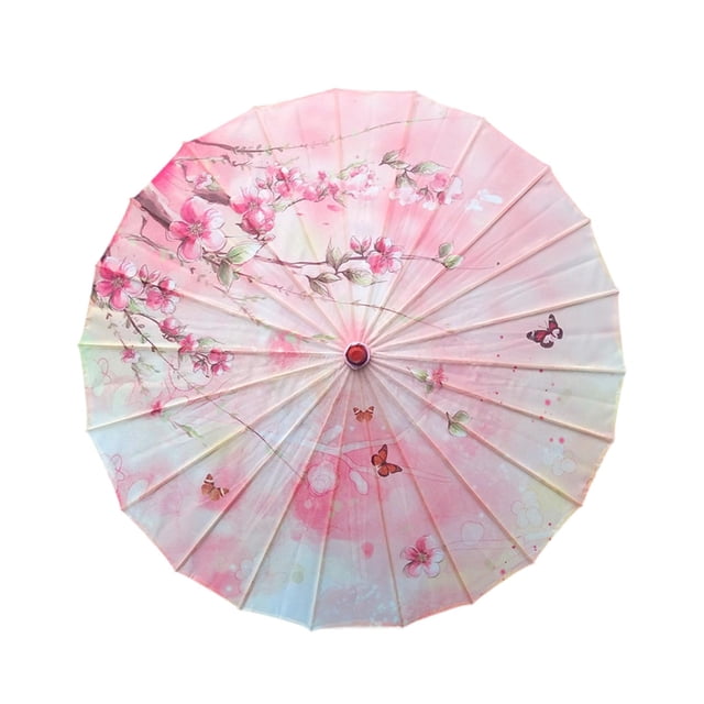 Sombrilla decorativa de papel aceitado, estilo chino japonés, para festivales y fiestas. A
