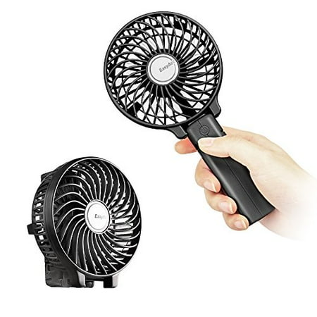 

Mini Handheld Fan EasyAcc Personal Cooling Fan with 2600mAh USB Rechargeable Battery 3-15 Working Hours Battery Fan Folding USB Desk Fan Small Portable Table Fan for Travel Office Room Household