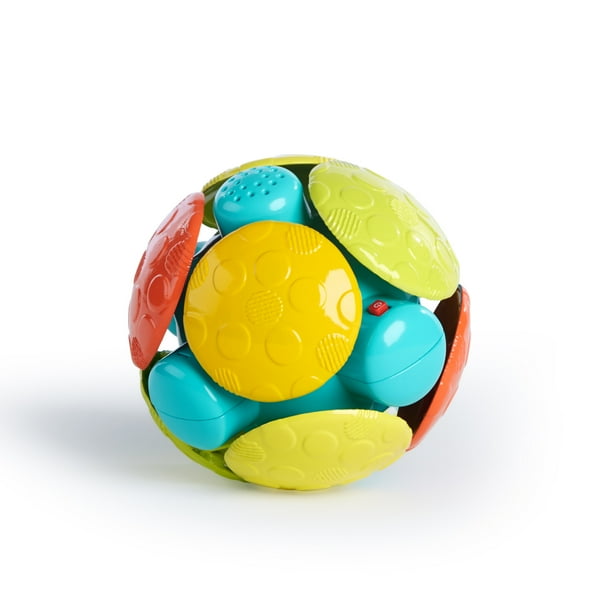 Bright Starts Wobble Bobble Crawl & Chase Activity Ball Toy, Ages 3