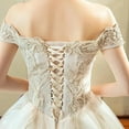 thumbnail image 5 of RUISINERY Bridal Gowns Corset Back Kits with 4Meter Satined Tie Shield Cloth for Wedding Dress Zipper Replacement Dress Laceup Set, 5 of 6